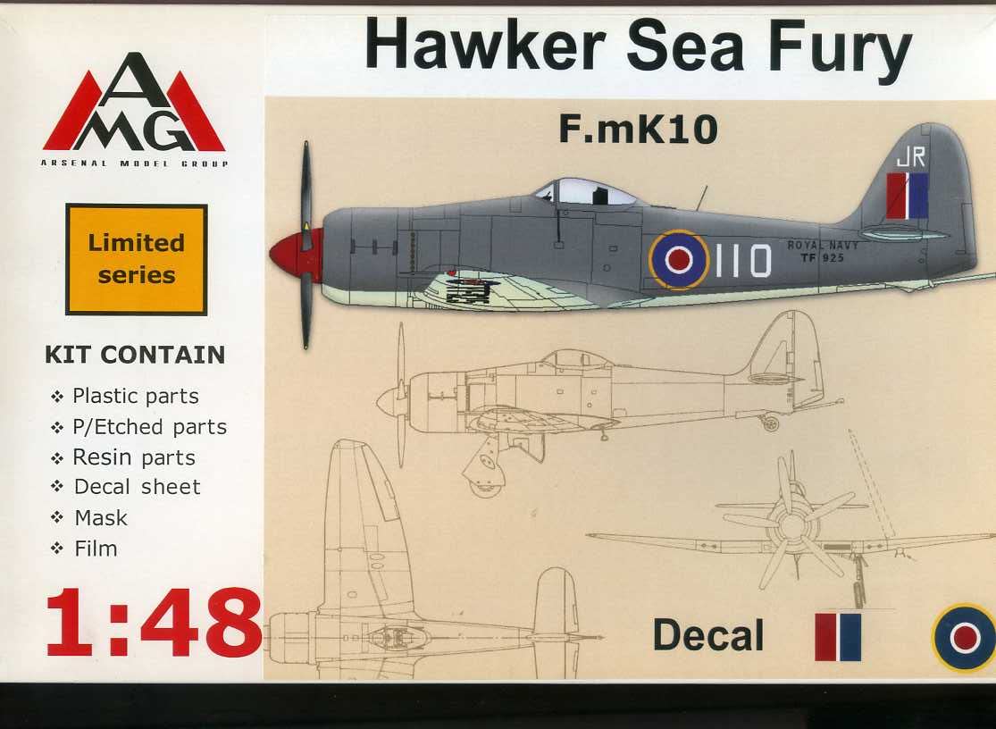 

Arsenal Sea Fury F RAN Plastic Model Kit ASE48601 1/48 Mk.10