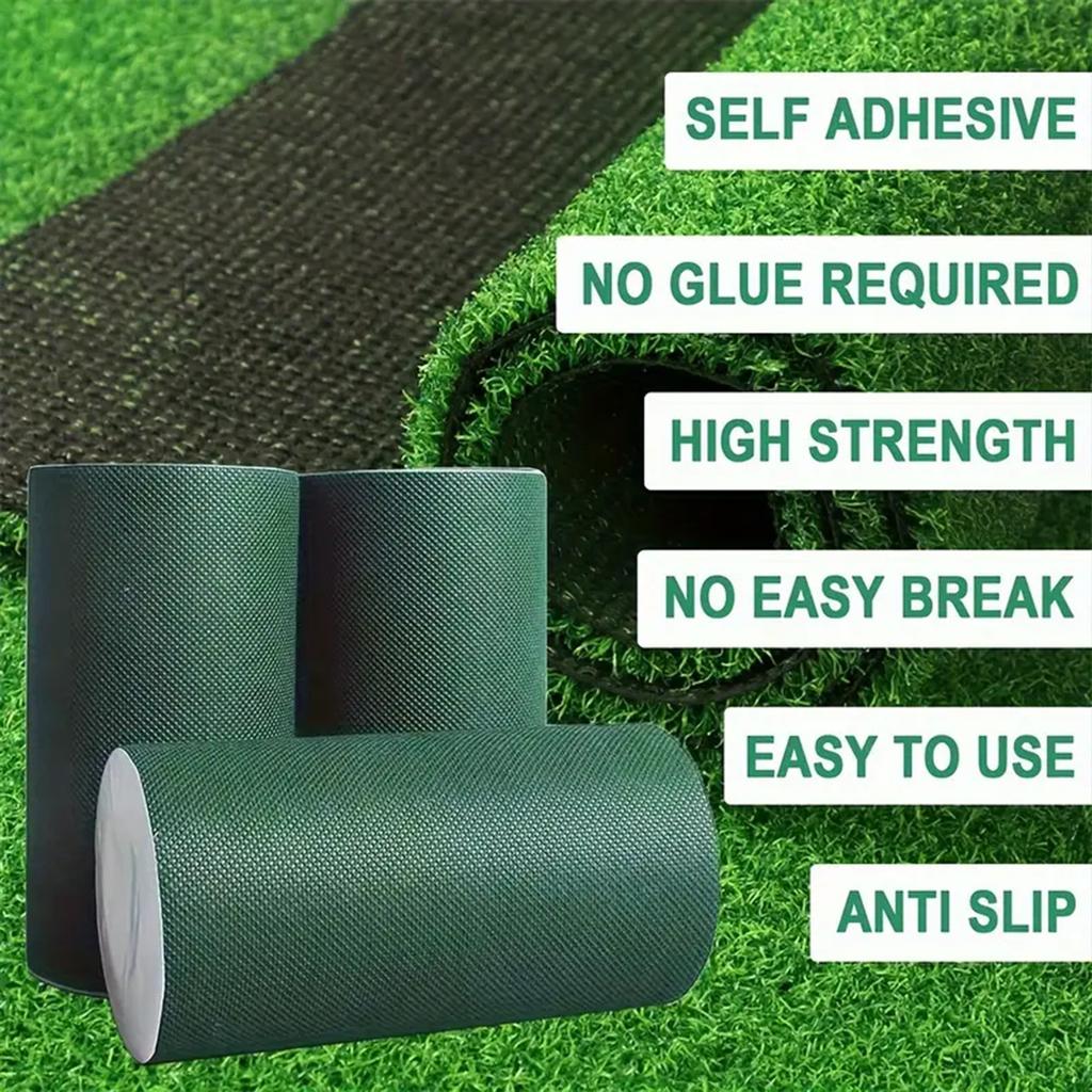 High Viscosity Artificial Grass Turf Self Adhesive Seam Tape for Lawn Garden Carpet Simulation Grass Connection Repair Tape