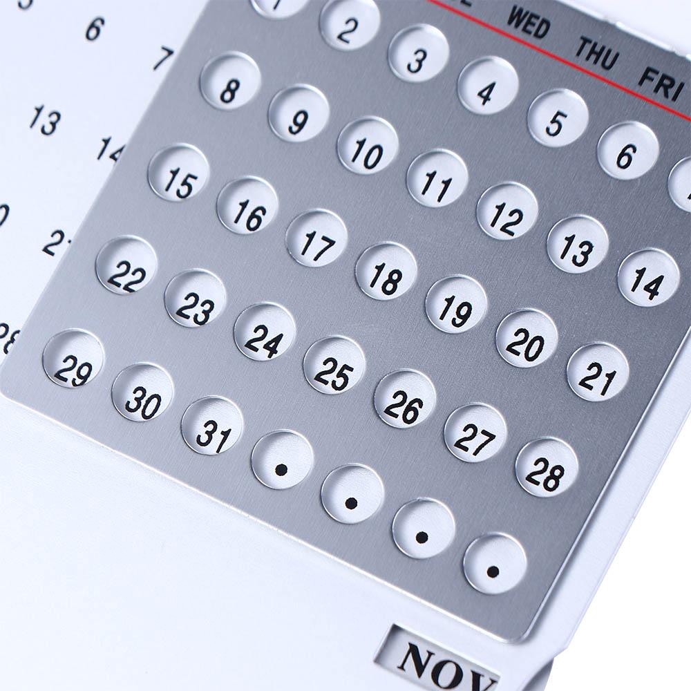 School Office Supplies Yearly Calendar Perpetual Calendar Schedule Planner Desktop Calendar