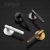 American Simple Black Bathroom Lock Bathroom Home Interior Bathroom Door Handle Wooden Door Lock Knurled Privacy Lock Thread Lock3