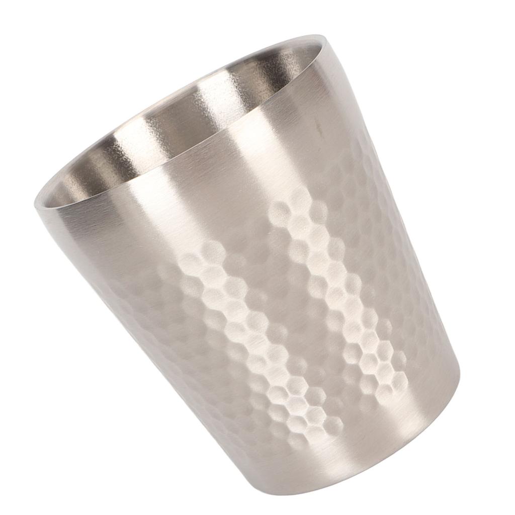 2pcs 304 Stainless Steel Pint Cup Hot Cold Drinking Cup Multipurpose Coffee Water Cup for Restaurant Office Camping