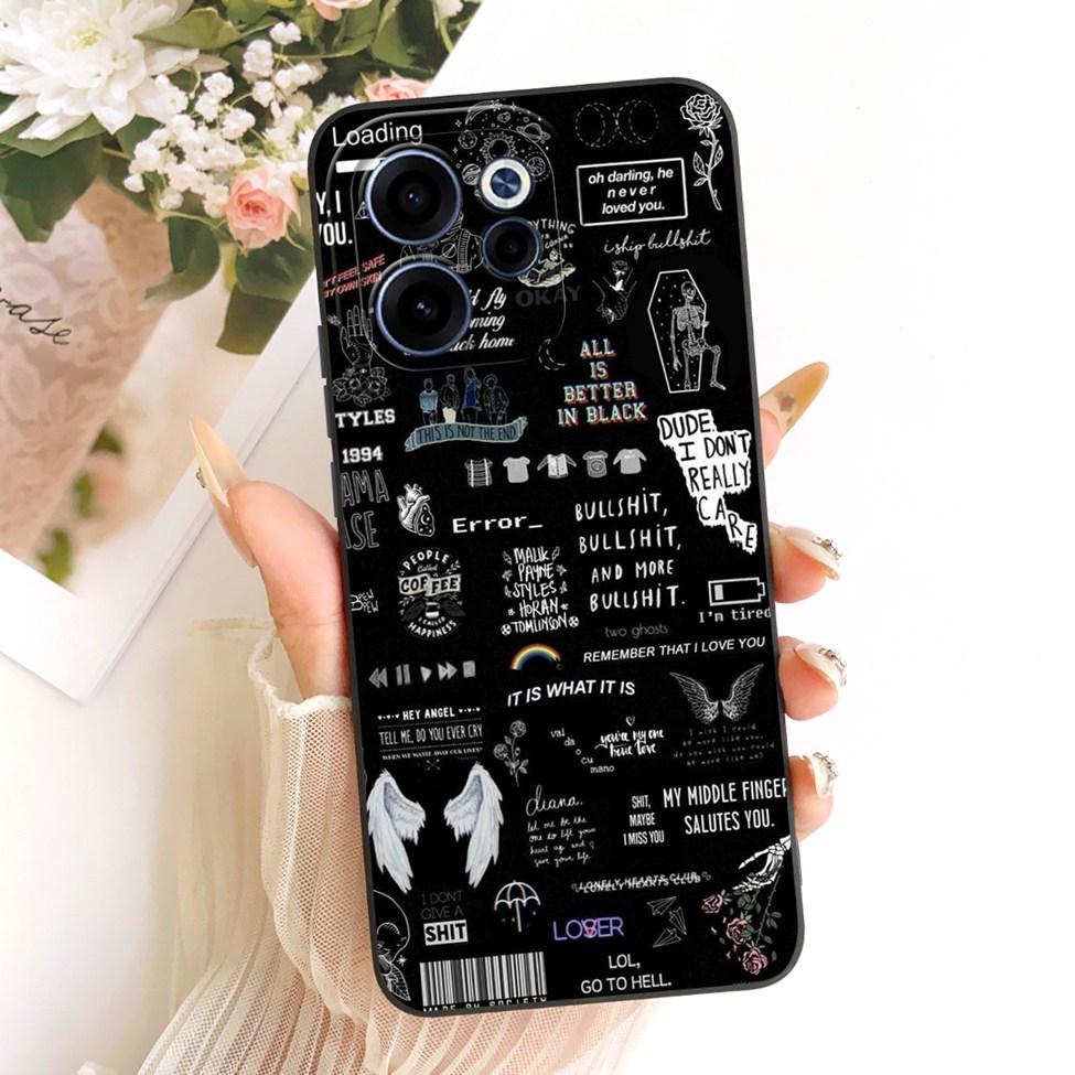 For Oppo Reno 15F CPH2801 Case For Oppo Reno15 FS CPH2801 Cover Cute Kawaii Luxury Fashion Flowers Cool Painted Silicone Casing