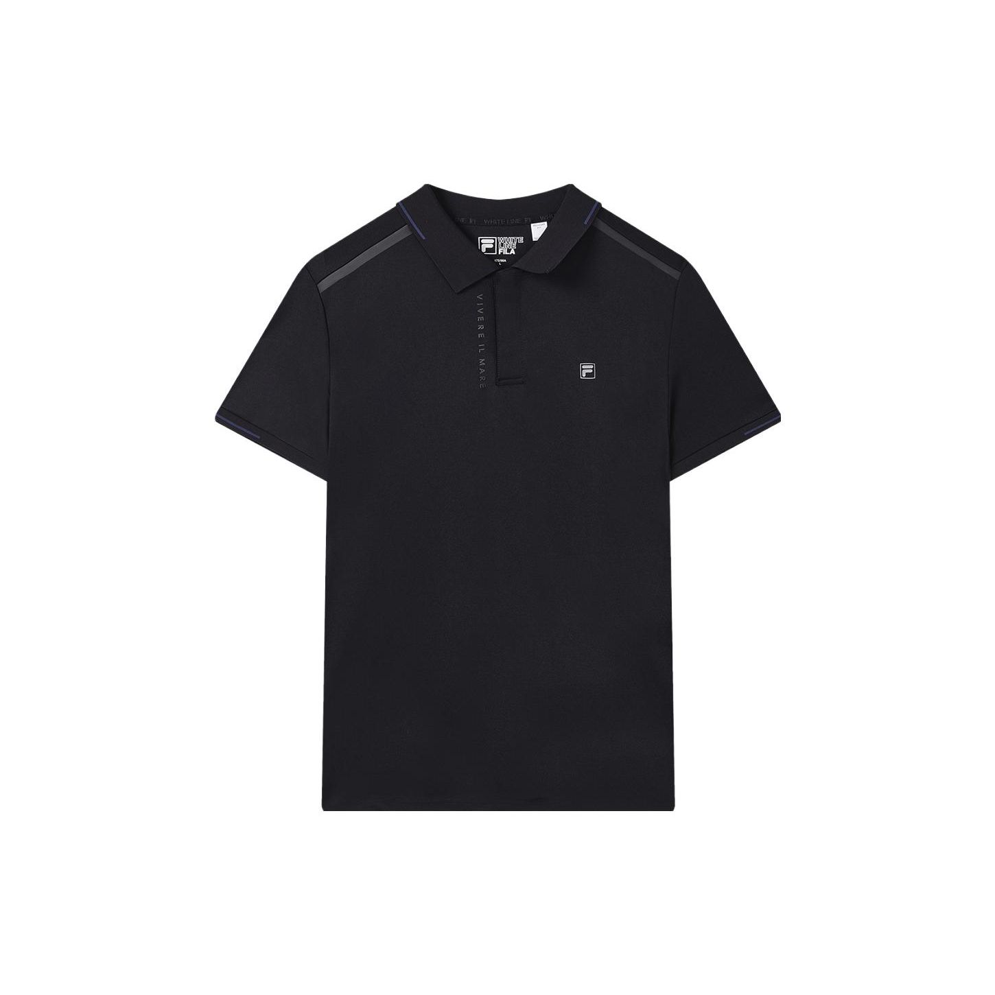 

FILA Solid Color Casual Business Short Sleeve Polo Shirt Men Polo Shirts Legendary-Blue F11M327111GNV XL