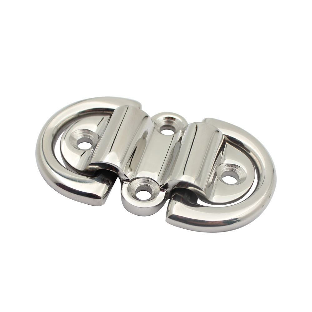 Folding Design Deck Pull Lift Ring 316 Stainless Steel Yacht Hardware Accessories  Motorboat Use