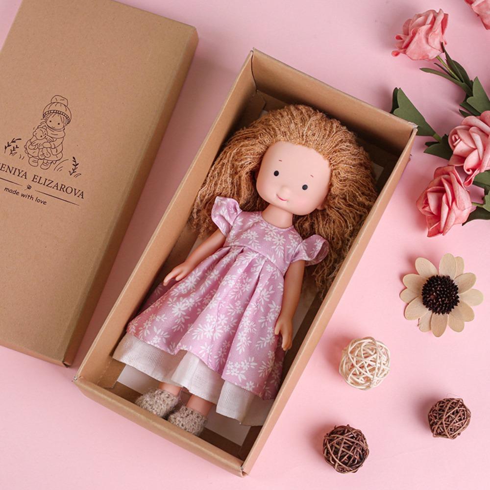 Native Waldorf Doll Kawaii Handmade Doll Toy Kids Toy Cartoon Plush Stuffed Doll  Children's Gift