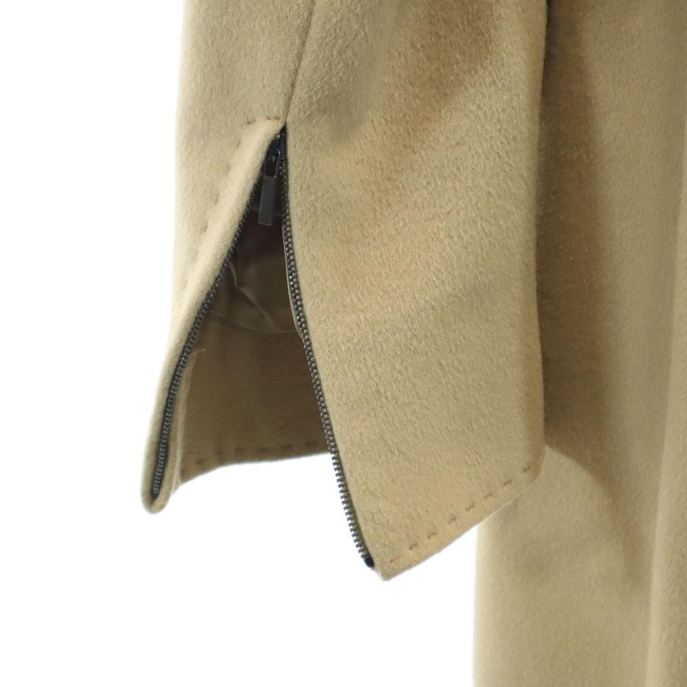 Sportmax Made In Italy Wool Blend Long Coat 42 Beige With Belt Women Used