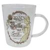 Sango Toki Disney Belle Clear Glass Mug, 345ml, 3266-05