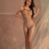 New Erotic Fishnet Bodysuits Sexy Lingerie Stockings Open Crotch Full body Stockings Porn Women's Secret clothing Sex pajamas