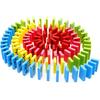 Children's Wooden Educational Marble & Dominoes Set with Number Calculation & Building Blocks