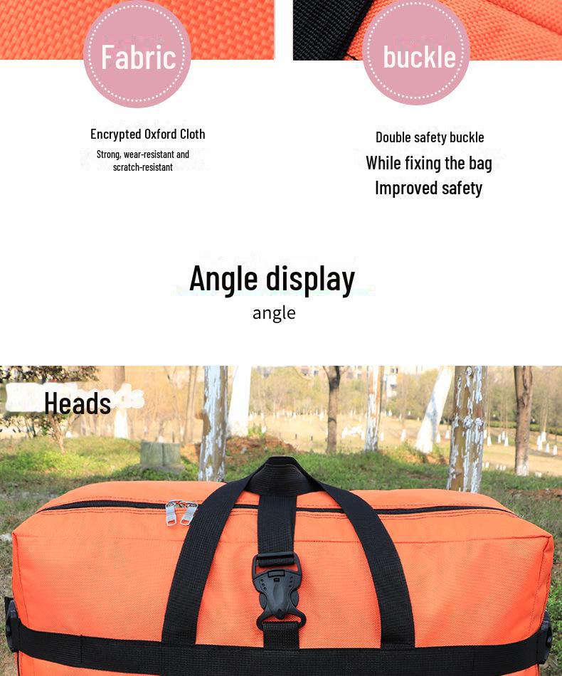 Large Capacity Travel Luggage Bag, 158L - Ideal for Study Abroad, Checked Luggage, Moving, and Storage