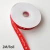 2M Dacron Christmasn Ribbon Red Gift Wrapping Ribbon Holiday Decor Gift Packing  Christmas