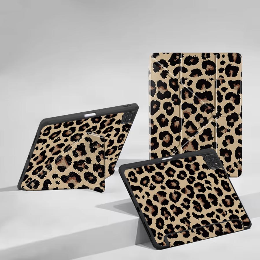 Leopard Print Art Tablet Case For iPad Pro 11th 10th 9th 8th 7th 12.9inch Air 4 5 M3 M2 1 2 M4 11inch Pro 2025 Mini 6 7 Holder