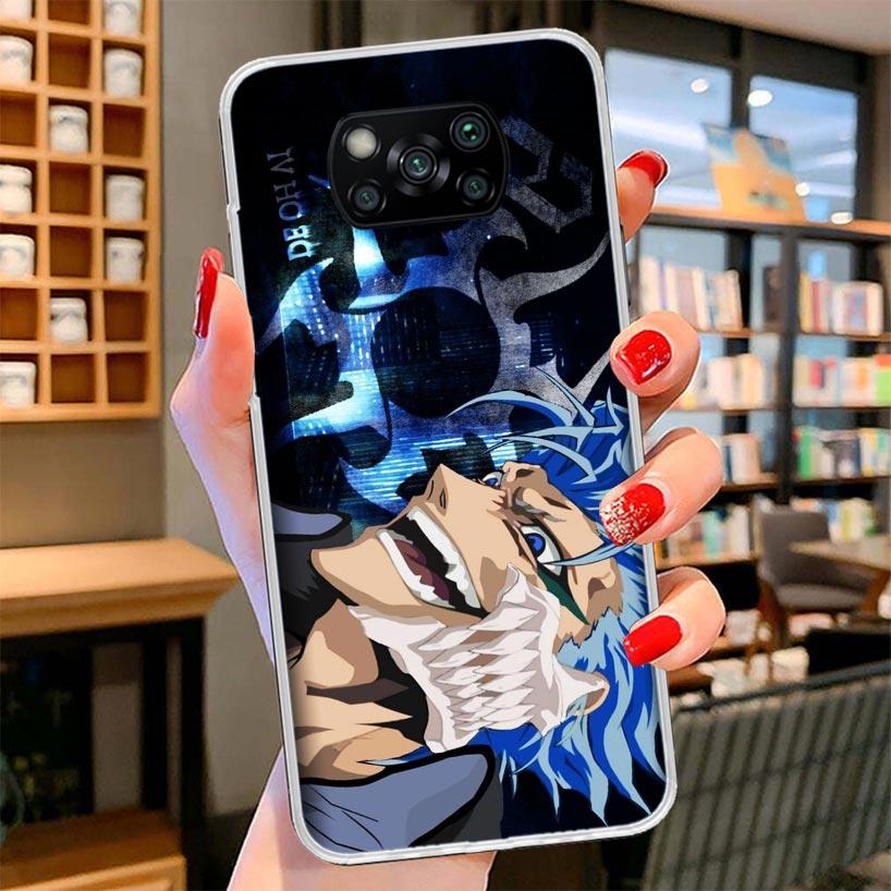 Bleach Grimmjow Cover Phone Case For Xiaomi Poco F7 Ultra X7 X6 X5 Pro M7 Redmi 15C 15 13C 13 12C 12 10C 10 9A 9C 9T 9 Shell Poc