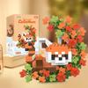 Diy Dog Cat Panda Raccoon Cute Pet Small Building Block Model Series Ornaments Children'S Toy Christmas Birthday Gifts For Kids