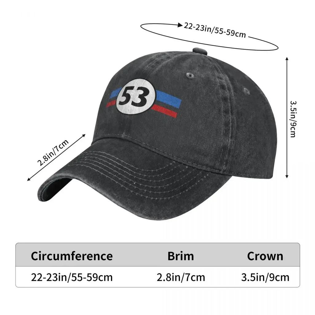 1963 Multicolor Hat Peaked Men Women's Cowboy Cap Classic Racing Car 1963 Circle Baseball Caps Personalized Visor Protect Hats