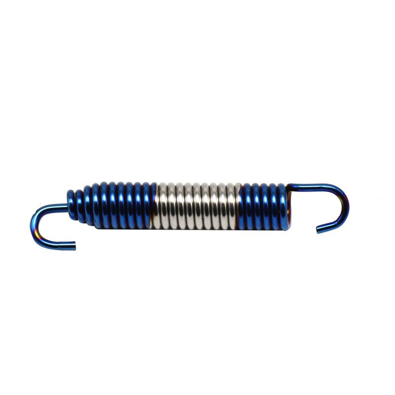 ZSDTRP 2pcs 75mm Motorcycle Stainless Steel Exhaust Pipe Muffler Silencer Springs 75mm