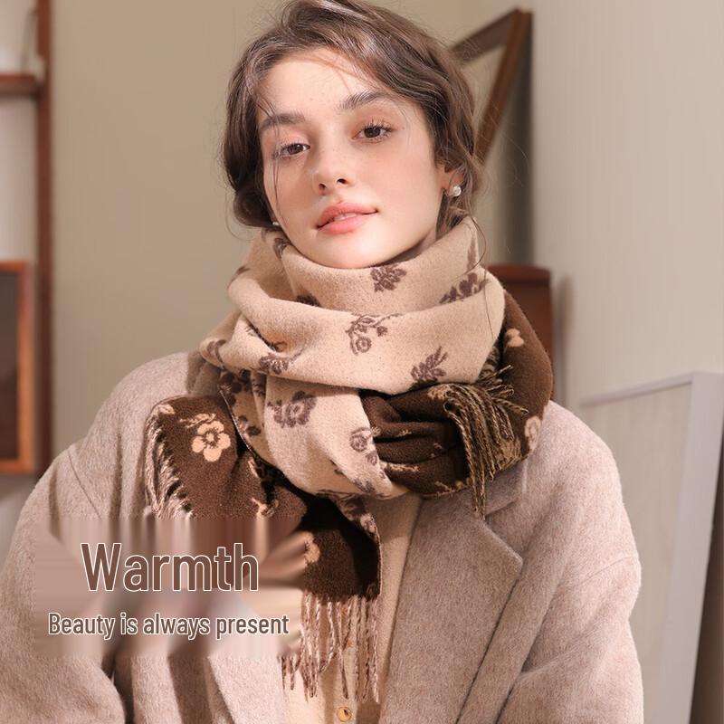 Женский модный шарф из 100% чистой шерсти 164*30cm