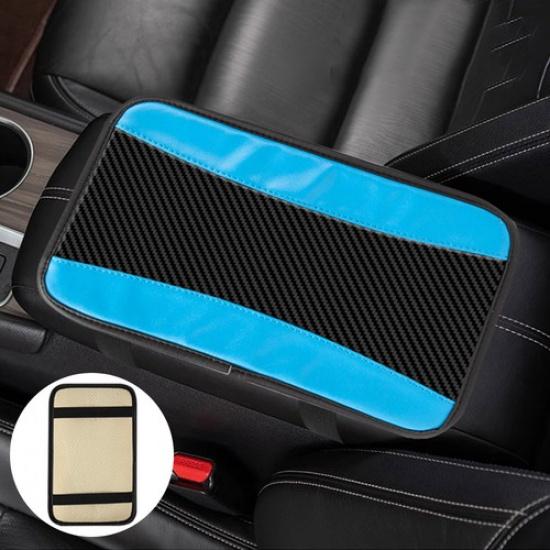 1pc Armrest Cover Pad Center Console Leather Cushion Car Interior Accessories