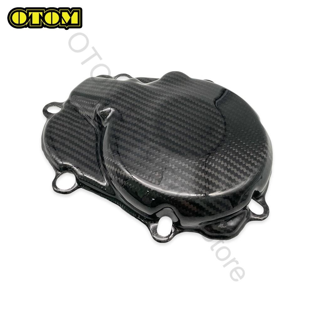 For KAWASAKI KX450F 2016-2018 Motorcycle Ignition Cover Carbon Fiber Guard Motor Stator Engine Protector Off-road Pit Dirt Bike