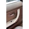 Rear Left Side Inner+Outer Door Panel Handle Pull Trim Cover for BMW E90 328i
