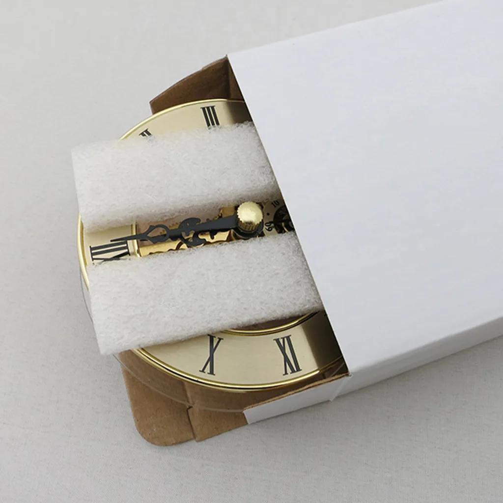 Creative Frameless DIY Wall Clock Skeleton Clock Gear Movement Metal Inlaid Silent Clock Home Living Room Office Decoration Art