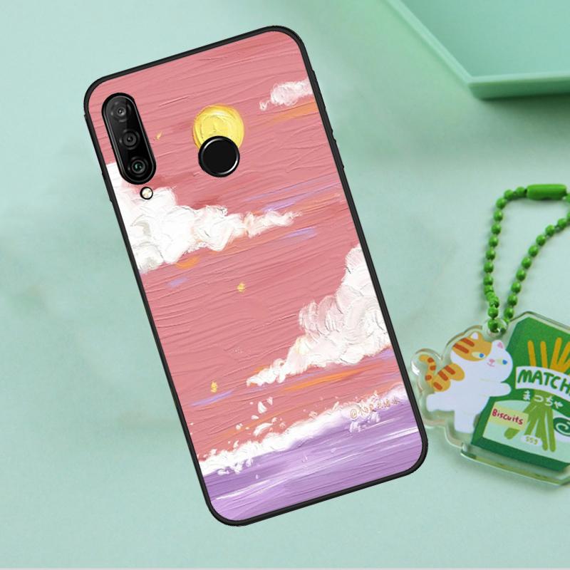 

Korean Sunset Scenery For Huawei Nova 8i 11i 12i 12s 9 10 SE Y90 Y60 Y70 Y72 Y61 Y91 P20 P30 P40 Lite P60 Pro Case For Huawei Nova Y91