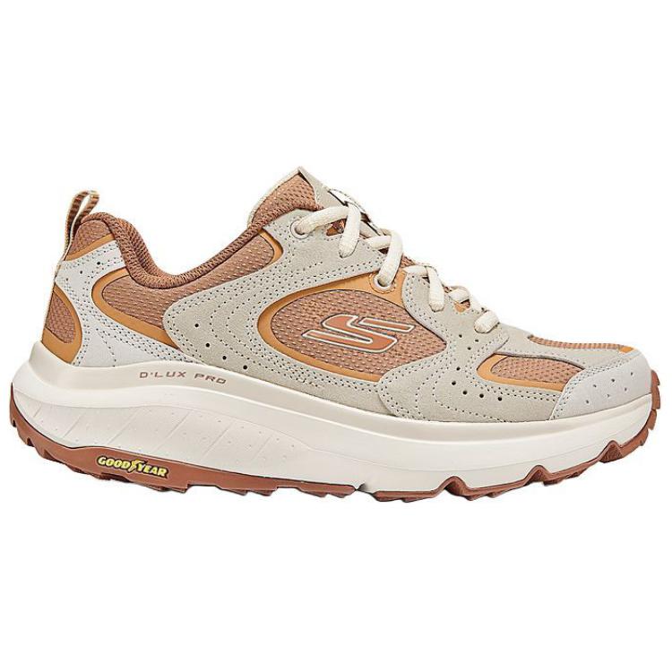 Skechers Zapatos de senderismo bajos suaves y cómodos para mujer al aire libre Zapatos de senderismo para mujer Marrón 180262-TNBR
