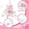 12 Pcs Baby Shower Bottles Mini Milk Bottle Plastic Bear Candy Bottles with Ribbon Baby Shower Wedding Gift for Guest