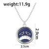 Anime One Piece Halskette Portgas D Ace Schlüsselanhänger Metallhalsketten Schmuck Kreative Rotierende Anhängerketten Choker Schlüsselanhänger