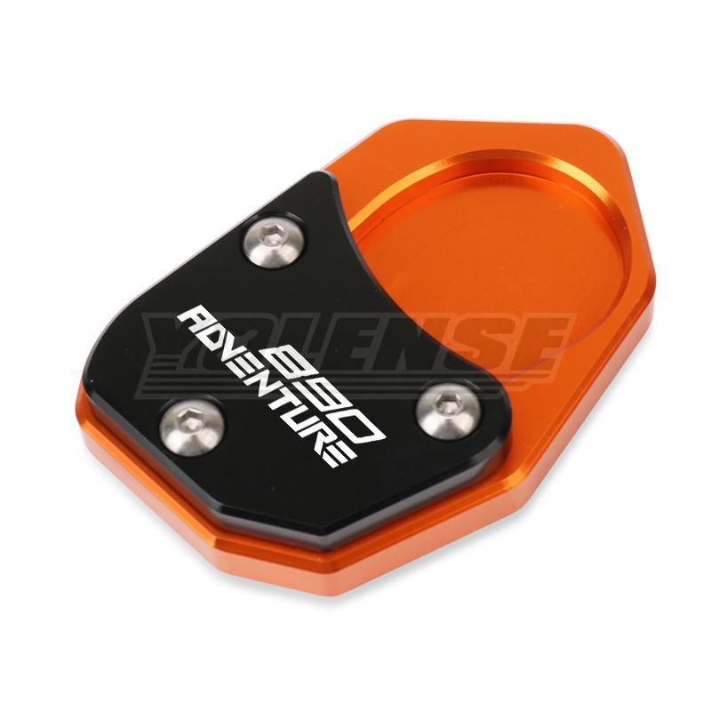 Motorcycle Kickstand Foot Side Stand Extension Pad Support Plate Enlarge Stand For 790 890 Adventure 790 ADV 890 ADV 2024-2025