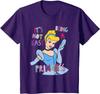 Hot Fashion Casual Disney Princess Cinderella Not Easy Being A Princess T-Shirt T-Shirt S-4XL Four Seasons