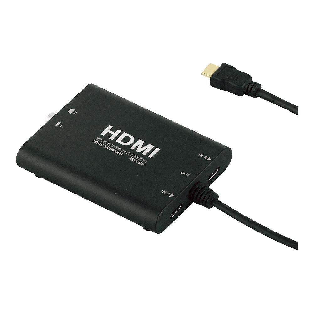 

iBUFFALO HDMI Switch, HEAC Compatible, 2-Port, BSAK202