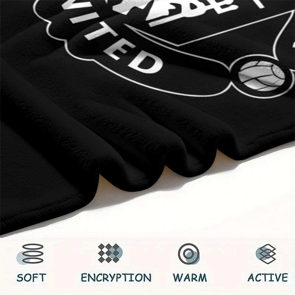 Man Utd Print FlAannel Blanket, High Quality Comfortable for All Seasons, Home Decor, Warmth and Comfort