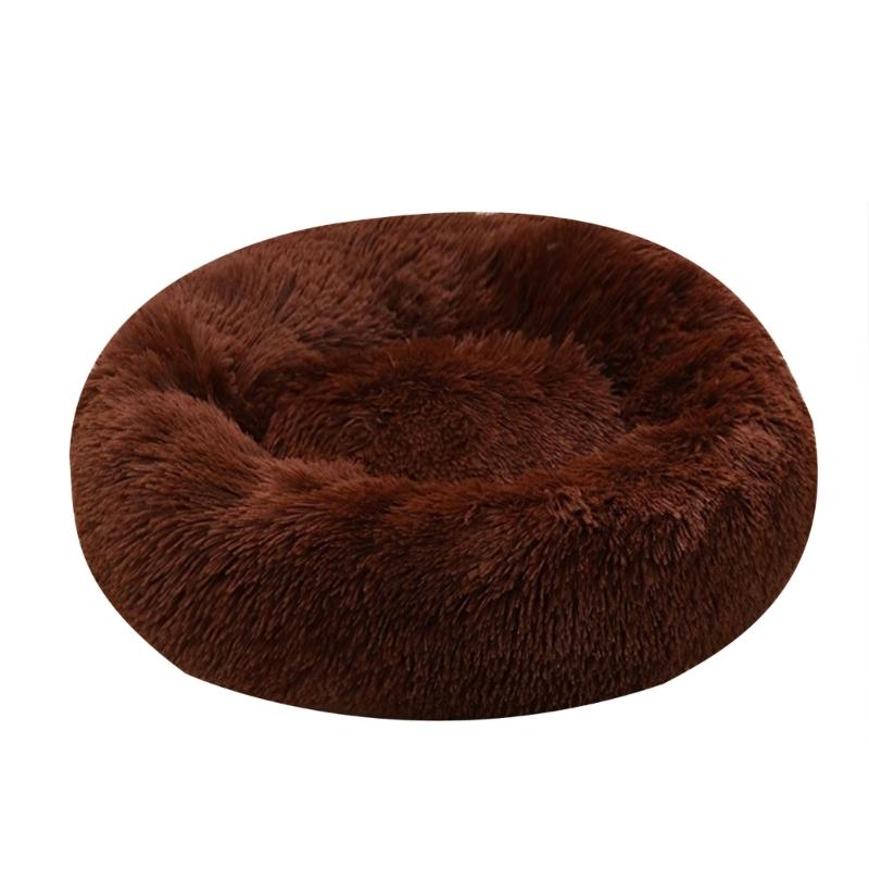 Cat Bed for Indoor Cat Winter Soft Round Sofa Bed Handmade for Small Kitten