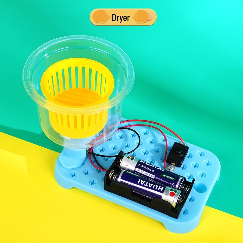 Spin Dryer Tech: DIY Centrifugal Force Science Experiment Kit for Primary School Students