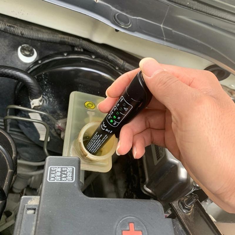 Brake Fluid Liquid Tester Pen for Check Engine Automotives Accessories Car Brake Diagnostic Testing Tool Oil Moisture