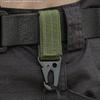2/5 PCS.Tactical Hanging Buckle Molle Nylon Webbing Carabiner Belt Triangle Keychain for Outdoor Climbing Camping Tool Accessory
