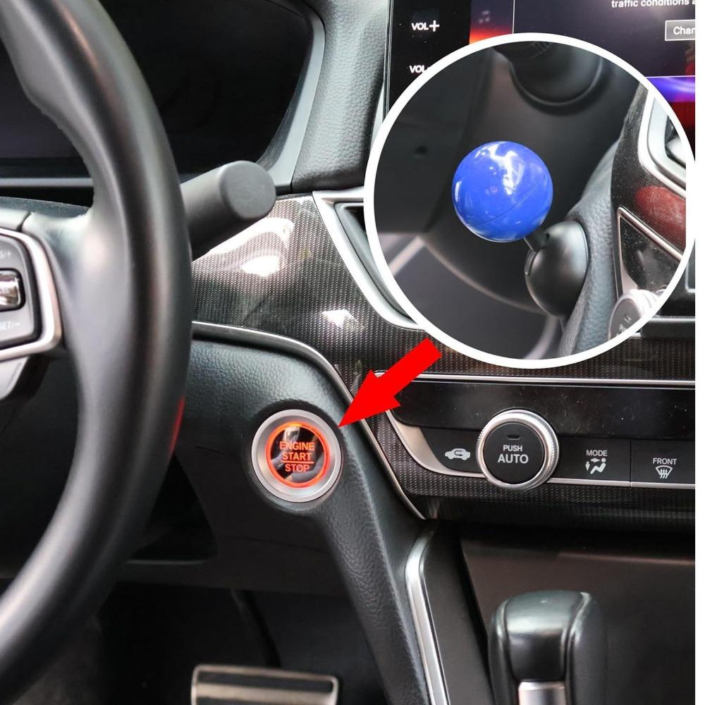4 Pcs ABS Engine Start Button Universal Car Push Start Button Cover Car Joystick Customized Cars