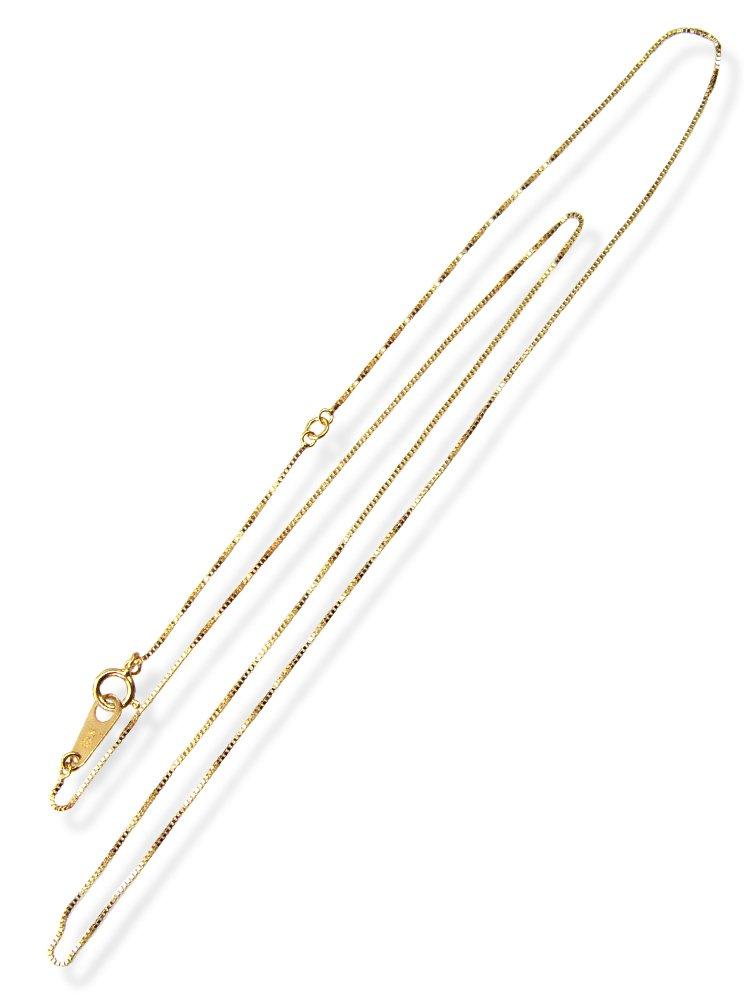 

and Me Jewelry Made in Italy 18K Gold Chain Collar Venetian Type 40 см [You Box] - [Подарочная упаковка]