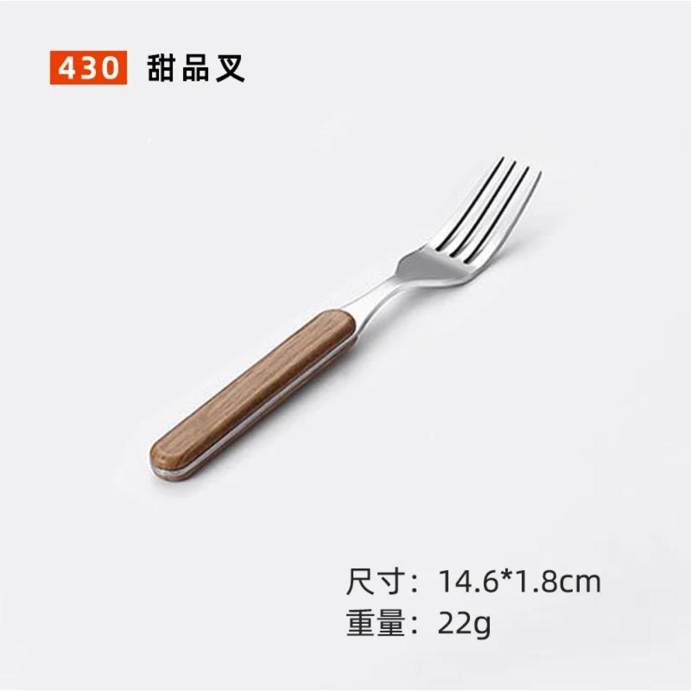 

Пищевые ложки из нержавеющей стали, высокоценные, в стиле ретро, роскошные, западные столовые приборы с текстурой дерева и ручками, оптовая продажа столовых приборов