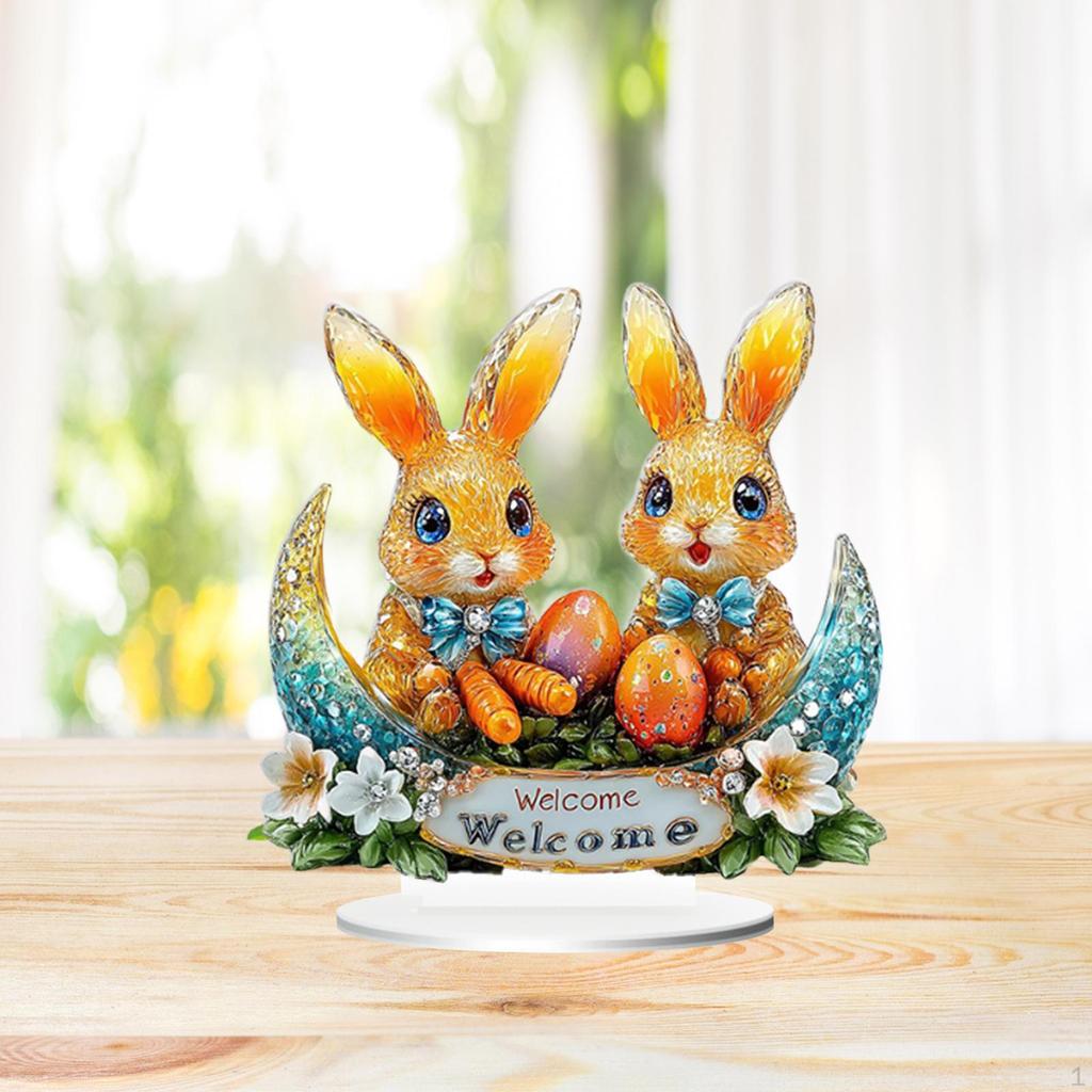 Acrylic Bunnies for Easter Celebration Tabletop Display