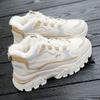 Damenpelz Eine Dicke Sohle Erhöhung Winter Leicht Gepolstert Warm Schneestiefel Rutschfest Tragen Lässige Sneaker Baumwollstiefel