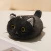 Stuffed Animals Black Cat Plush Keychain Cartoon Grey Cat Plush Dolls  Baby Gifts