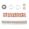 45 Pcs Set Plasma Cutting Torch Electrode Tip Kit Electrodes Tips Shield Cap Standoff Guides Swirl Rings for IPT60