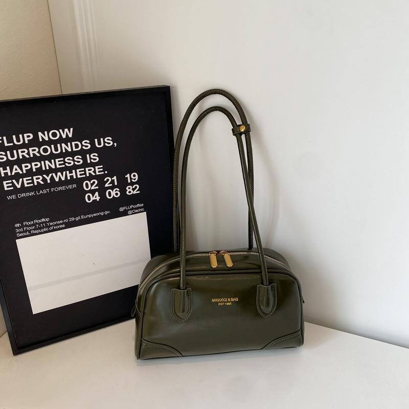 Korean Version Retro Large-capacity Tote Bag Women's 2025 Autumn New Fashion Single Shoulder Underarm Commuter Pillow Bag Women