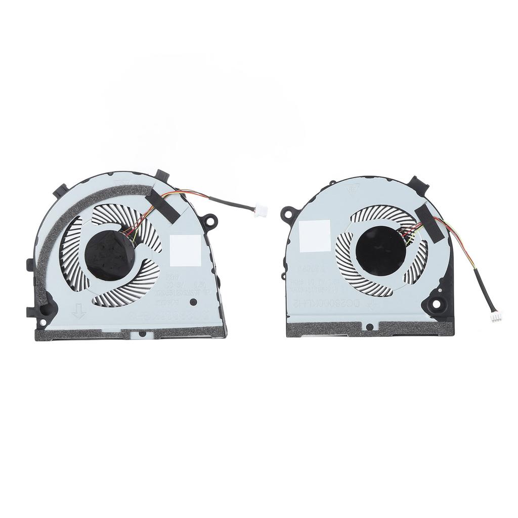 2pcs Laptop CPU GPU Cooling Fan Silent 4 Pin Laptop Cooling Fan Replacement for G3 3579 G3 3779 G5 5587