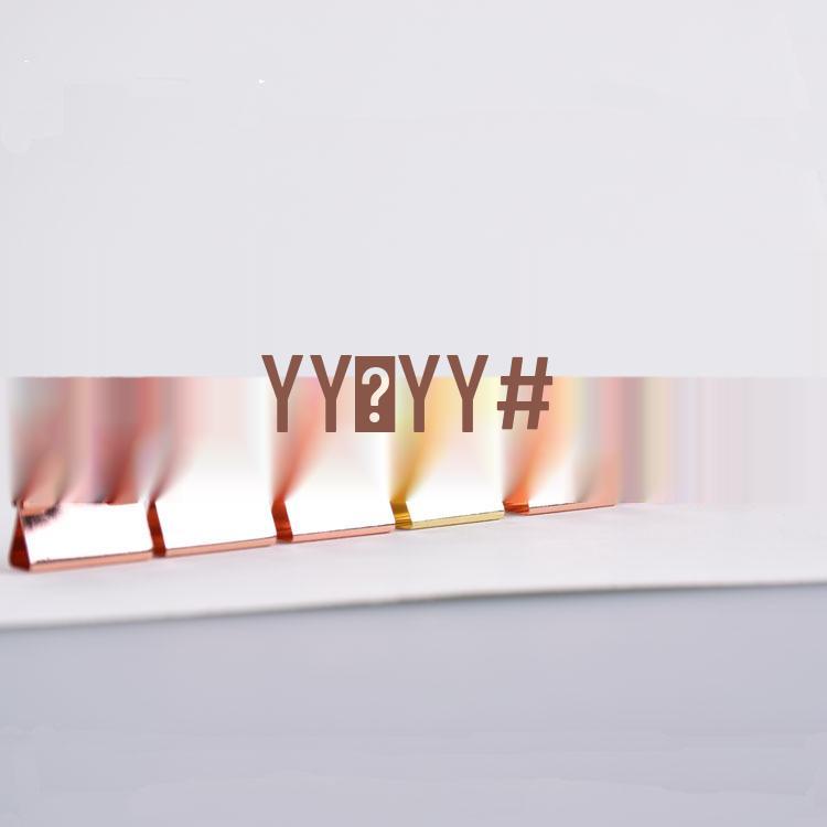 

Creative Rose Gold 19MM Cat Tail Bulldog Clips - Top Fashion Office Stationery Clips Rose Gold Penguin Tail Clip