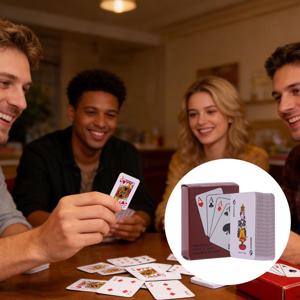 Cărți de Poker de Buzunar Cărți de Joc Poker Miniaturale Favoare de Petrecere Cărți de Poker Miniaturale pentru Bărbați Femei Băieți Fete Tineri Adolescenți Divertisment