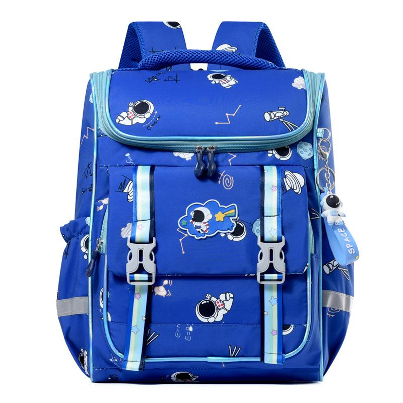 The new schoolbag for primary school students reduces the burden and protects the spine, and the large-capacity space backpack is