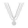 Personality Multi-Layer Stacked Necklace Women'S Fashion Design Sense Sweater Chain Simple Temperament Collarbone Chain